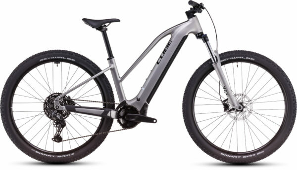 Cube Reaction Hybrid ONE 800 silver´n´black 27,5" 800 Wh Trapez