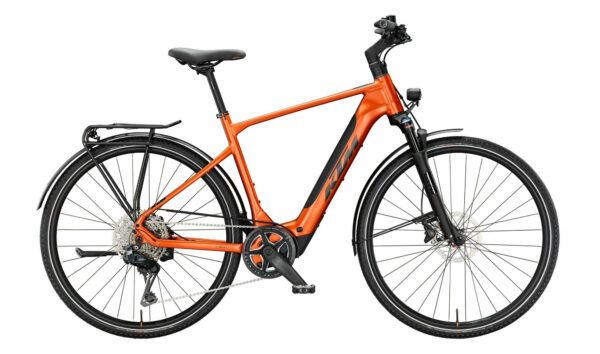 KTM MACINA SPORT SX 10 BURNT ORANGE MATT (BLACK) 28" 400 Wh Diamant