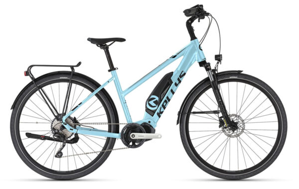 Kellys E-Cristy 10 Sky Blue 28" 504 Wh Trapez