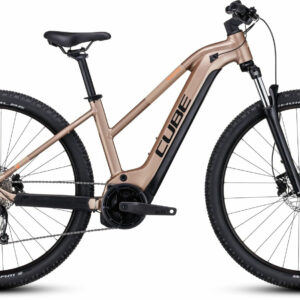 Cube Reaction Hybrid Performance 500 metallicbrown´n´orange 27,5" 500 Wh Trapez