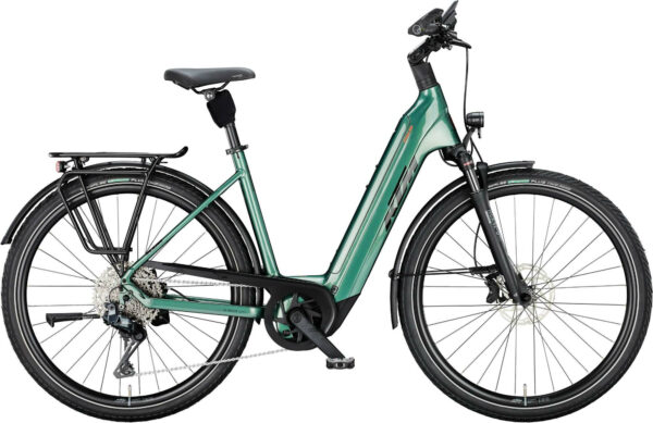 KTM MACINA STYLE 820 Di2 OXYGEN GREEN (BLACK+ORANGE) 28" 800 Wh Wave