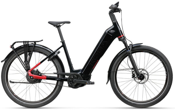 Koga Pace B10 Lady Suspension Panther Black / Siena Red High Gloss 27,5" 625 Wh ...