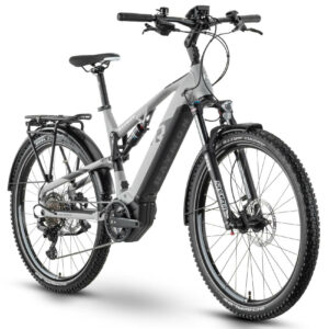 Raymon CrossRay FS E 5.0 M350 grey/black/white matt 27,5" 630 Wh Diamant