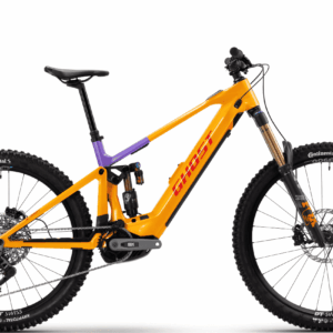 Ghost E-RIOT CF FULL PARTY - 29/ 27,5 Zoll 800Wh 12K Fully - orange dazzling mango/ diva purple