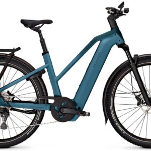 Kalkhoff ENTICE 5+ ADVANCE (800 Wh), 11 Gang Kettenschaltung, Damenfahrrad, Trapez, Modell 2025, 29 Zoll 53 cm duskblue / vintblue matt