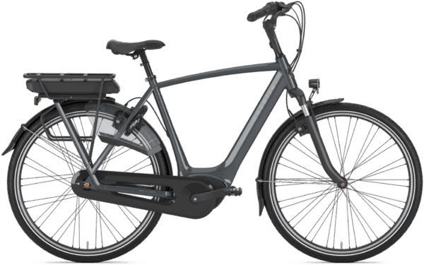 Gazelle Arroyo C7+ HMB (500 Wh), 7 Gang Nabenschaltung, Herrenfahrrad, Diamant, Modell 2024, 28 Zoll 57 cm anthracite greygloss