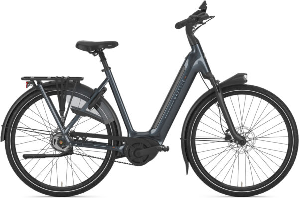 Gazelle Grenoble C5 HMB (600 Wh), 5 Gang Nabenschaltung, Unisexfahrrad, Wave, Modell 2025, 28 Zoll 57 cm Anthracite Grey