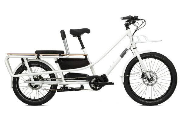 Creme Cycles Happy wagon (cargo e-bike) White 24"/20" 504 Wh Trapez