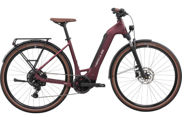 Hercules Futura SL I-9 - 28 Zoll 400Wh 9K Wave - ultimacy bordeaux-matt