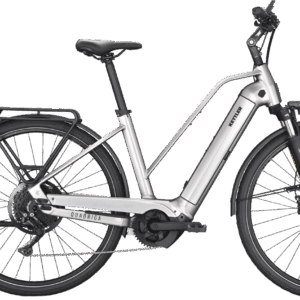 KETTLER Alu-Rad QUADRIGA P10 (625 Wh), 10 Gang Kettenschaltung, Damenfahrrad, Trapez, Modell 2024, 28 Zoll 53 cm chrome matt / black shiny