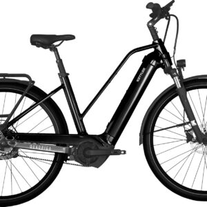 KETTLER Alu-Rad QUADRIGA P5 BELT (RT) (625 Wh), 5 Gang Nabenschaltung, Damenfahrrad, Trapez, Modell 2024, 28 Zoll 53 cm black shiny