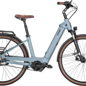 KETTLER Alu-Rad QUADRIGA P5 BELT (RT) (625 Wh), 5 Gang Nabenschaltung, Unisexfahrrad, Wave, Modell 2024, 28 Zoll 48 cm modern blue matt