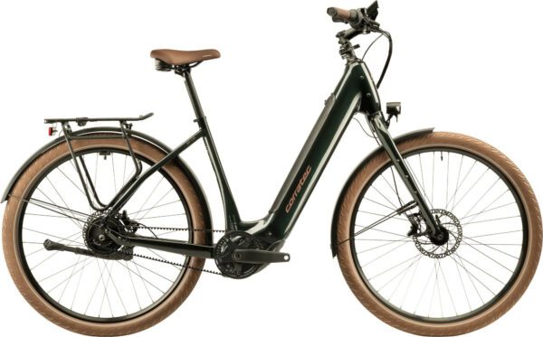 Corratec E-Power C29 CX8 Belt Wave Dark Green, Brown, Grey 29" 800 Wh Wave