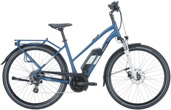 Pegasus Solero E8 Plus (500 Wh), 8 Gang Kettenschaltung, Damenfahrrad, Trapez, Modell 2024, 28 Zoll 50 cm dark petrol
