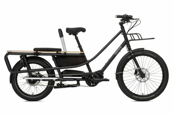 Creme Cycles Happy wagon (cargo e-bike) Black 24"/20" 504 Wh Trapez