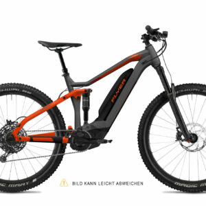 Flyer Uproc7 6.50 Anthracite/Magma Red Matt 29" 630 Wh Diamant