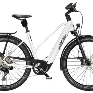 KTM MACINA STYLE 820 WHITE (BLACK+RED) 28" 800 Wh Trapez