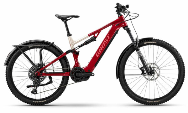 Ghost E-ASX ESSENTIAL EQ rebel red/coffee pebble - glossy 29"/27,5" 600 Wh Diama...