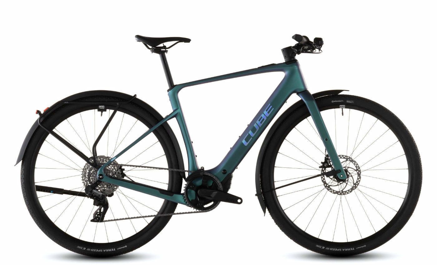 Cube Nulane Hybrid C:62 SLX 400X FE - 28 Zoll 400Wh 12K Diamant - polarlight´n´prism