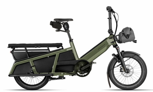 Riese & Müller Multitinker2 touring - 20 Zoll 625Wh 10K Lastenrad - olive/black matt