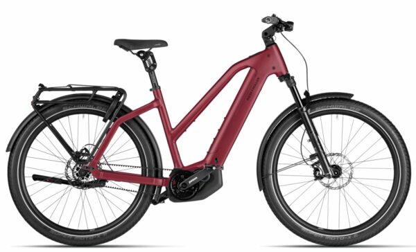 Riese & Müller Charger5 Mixte pinion -  27,5 Zoll 800Wh Pinion E1.12 MGU Trapez - dark red matt