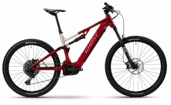Ghost E-ASX ESSENTIAL rebel red/coffee pebble - glossy 29"/27,5" 600 Wh Diamant