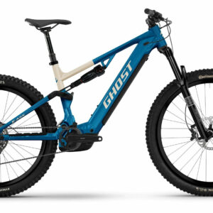 Ghost E-ASX UNIVERSAL candy blue/coffee arctic dust - glossy 29"/27,5" 800 Wh Di...