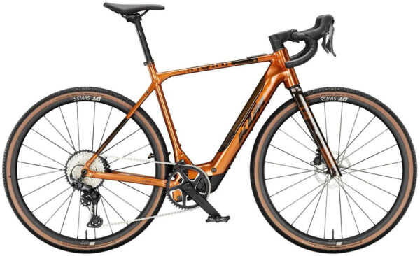 KTM Macina Gravelator SX 10 burnt orange (orange) 28" 400 Wh Diamant