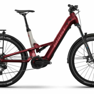 Ghost E-ASX ESSENTIAL LOW EQ rebel red/coffee pebble - glossy 27,5" 600 Wh Wave