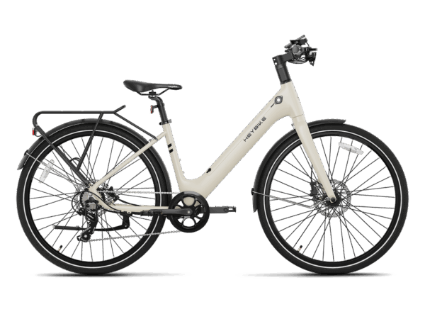 Heybike EC 1-ST - Buttrig Weiß / mit Korb