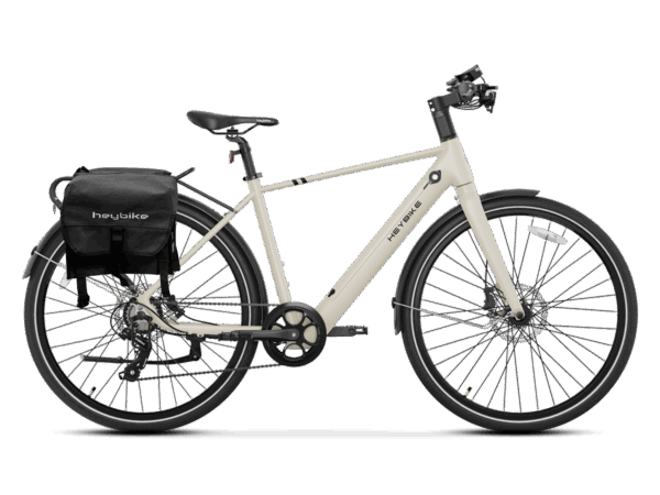 Heybike EC 1 - Buttrig Weiß / L - for 165 - 190 cm / mit schwarzer Tasche