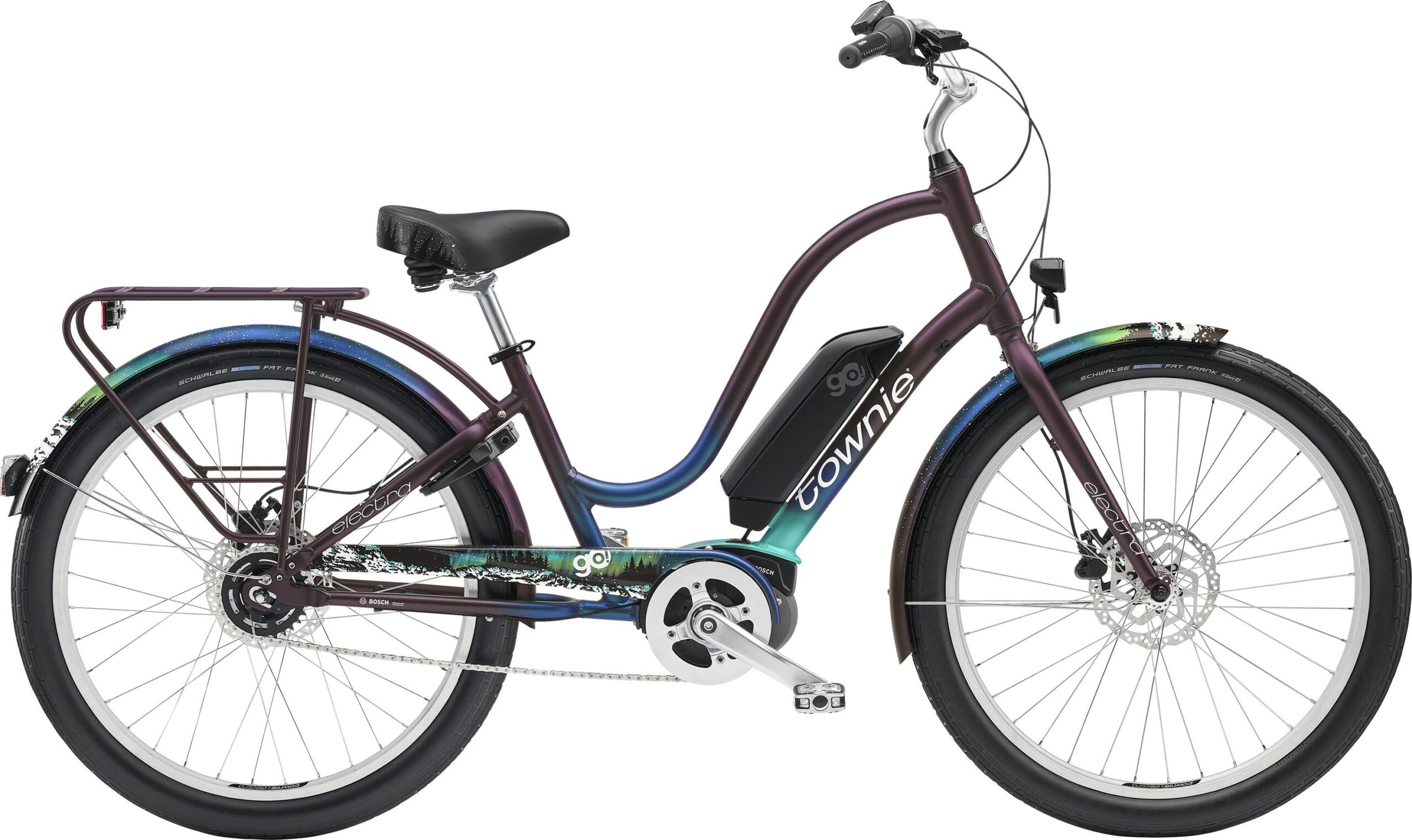 Electra Townie Go! 5i Step-Thru - 2025 - Matte Violet Fade