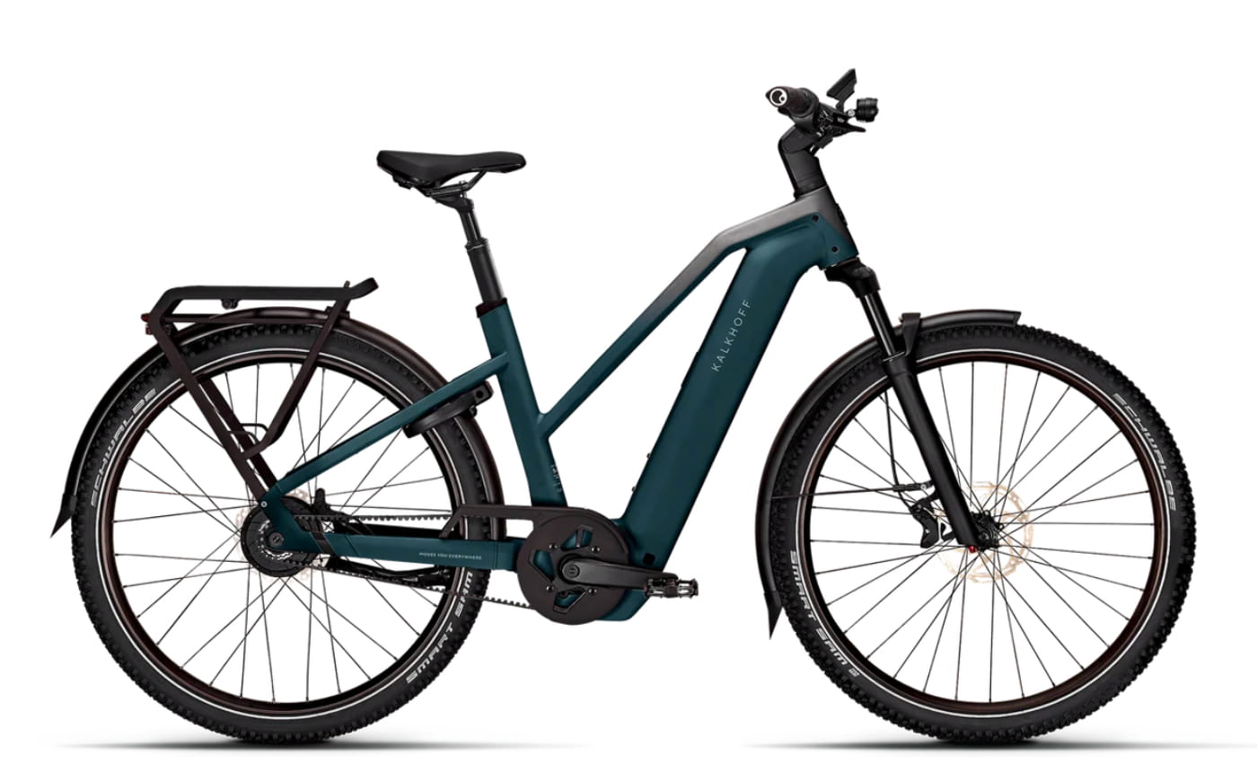 Kalkhoff ENTICE 5+ ADVANCE BELT - 29 Zoll 800Wh Enviolo Trapez - darksprings / jetgrey matt