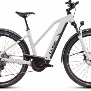 Cube Nuride Hybrid EXC 800 Allroad cotton´n´silver 28" 800 Wh Trapez
