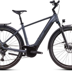 Cube Touring Hybrid Pro 625 metallicgrey´n´chrome 28" 625 Wh Diamant
