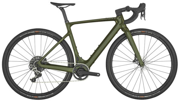 Scott Solace Gravel eRIDE 30 Prism Olive Green 28" 360 Wh Diamant