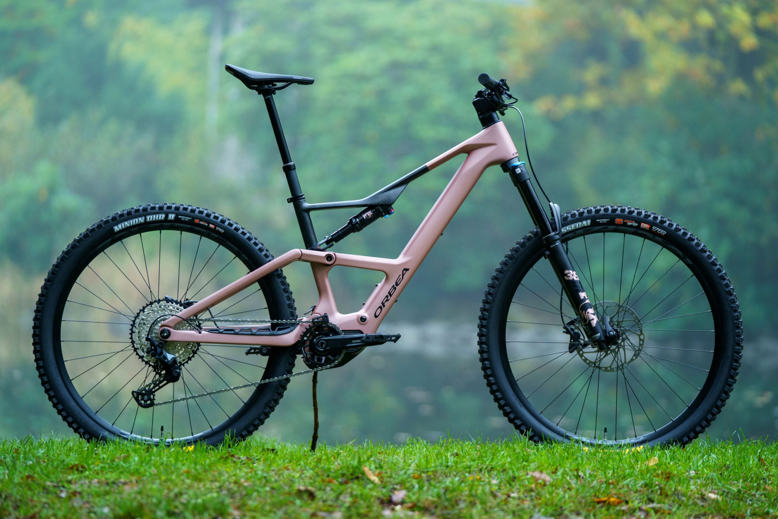 Orbea Rise LT M20 630W - 2025 - Desert Rose - Carbon Raw | L