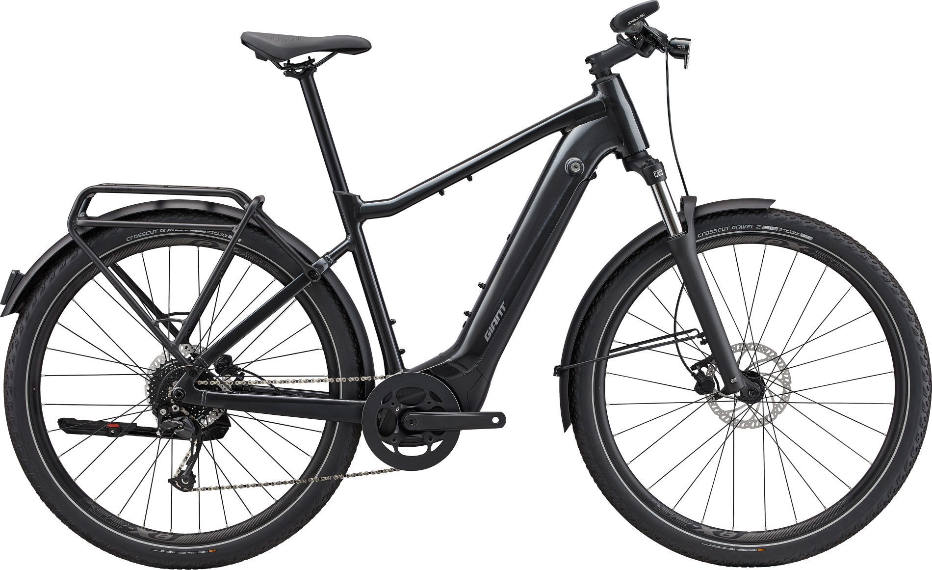 Giant Explore E+ 2 GTS - 2025 - Gunmetal Black / Black Gloss-Matt | XXL – Bild 2