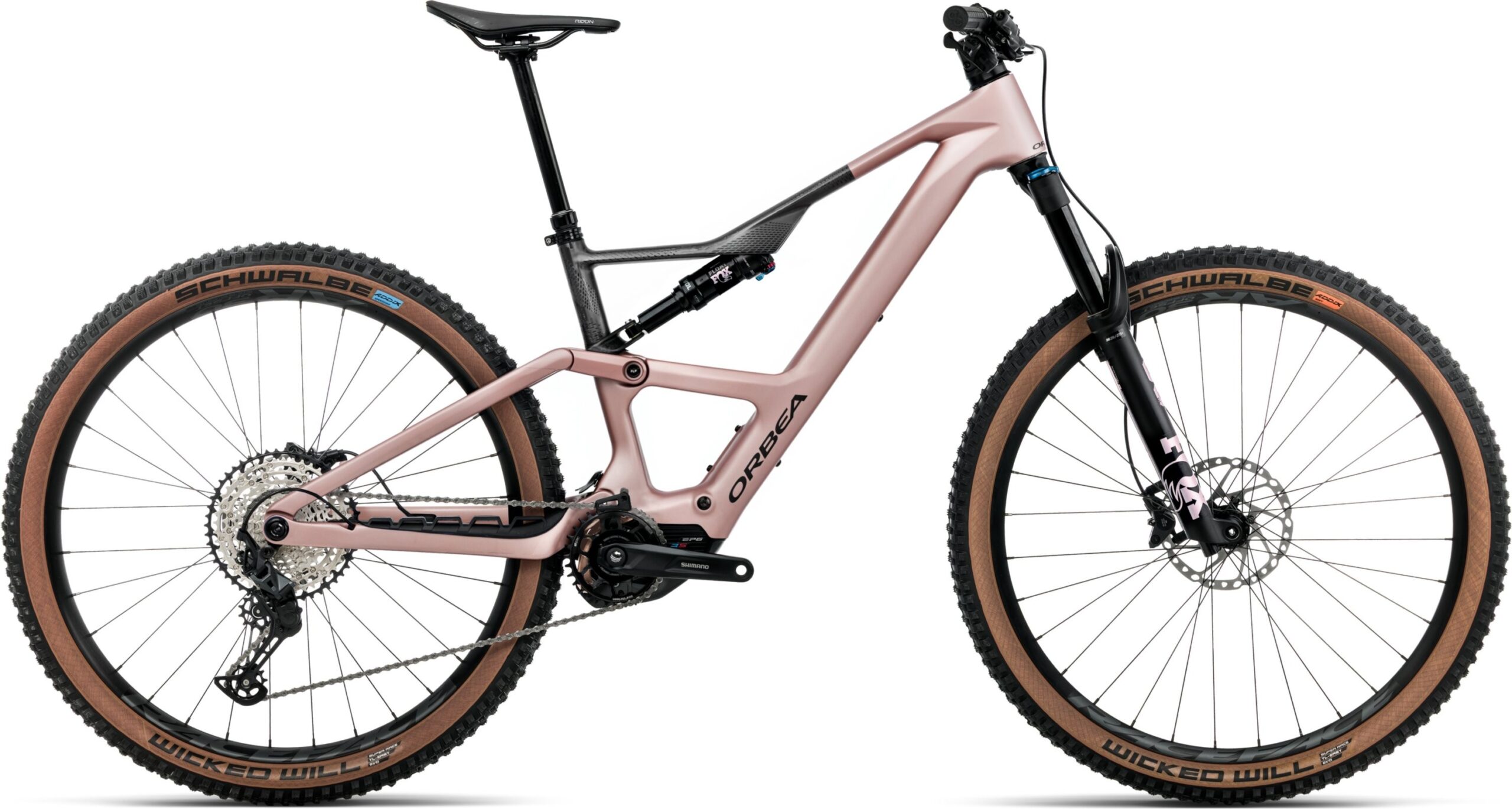 Orbea Rise SL M20 630Wh - 2026 - Desert Rose - Carbon Raw (Matt) | XL