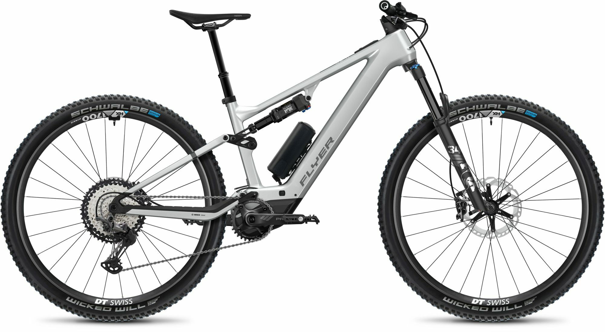 Flyer Uproc SL:X 8.70 Cast Silver Gloss 29" 400 Wh Diamant