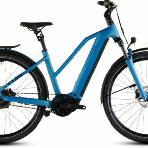 Cube Kathmandu Hybrid Comfort Pro 800 azure´n´black 28" 800 Wh Trapez