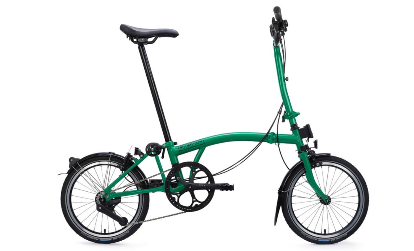 Brompton C Line - High 16 Zoll 4K Faltrad - Palm Green