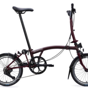 Brompton C Line - High 16 Zoll 4K Faltrad - Red Plum