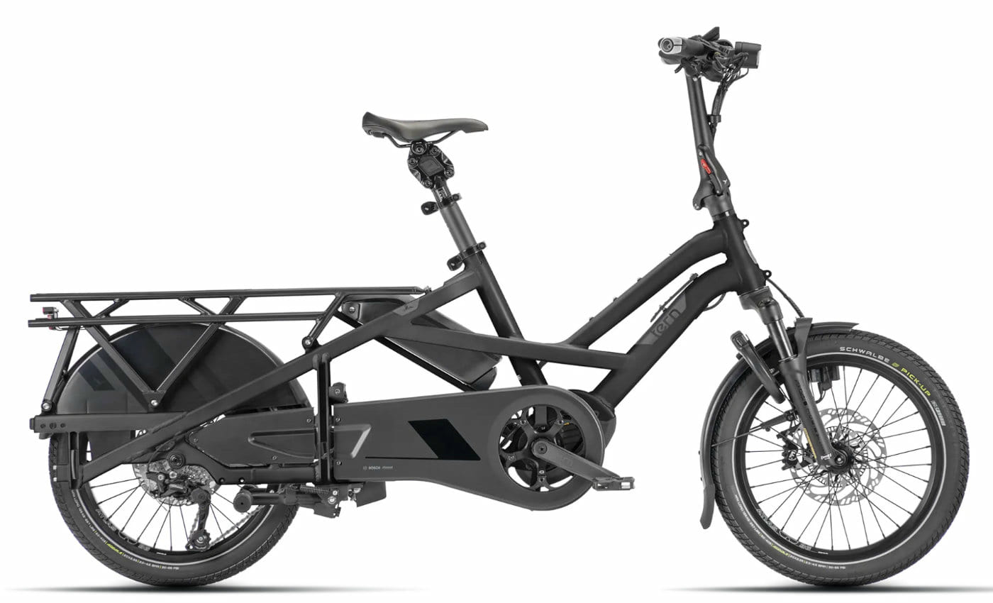 Tern GSD S10 - 20 Zoll 545Wh 10K Lastenrad - Satin Black