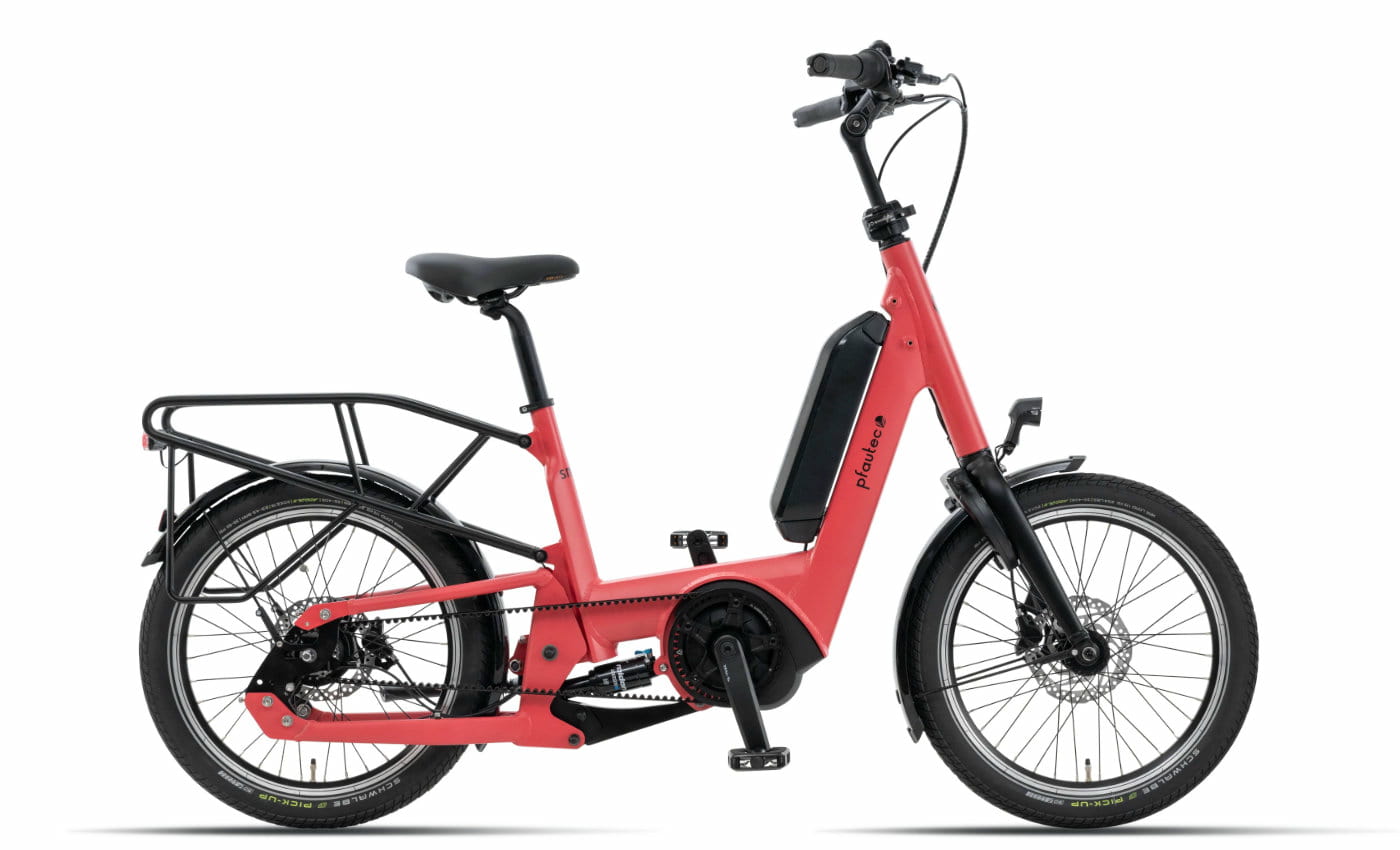 Pfautec Smoo - 20 Zoll 545Wh 7N Wave - Erdbeerrot matt