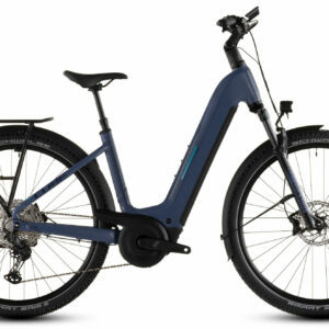 Cube Nuride Hybrid EXC 800 jeansblue´n´blue 28" 800 Wh Wave