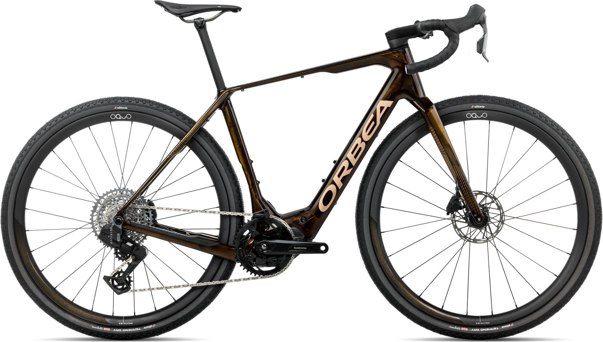 Orbea Denna M31e - 2026 - Caramel C. View (Gloss) - Metallic Gold (Gloss) | XXL