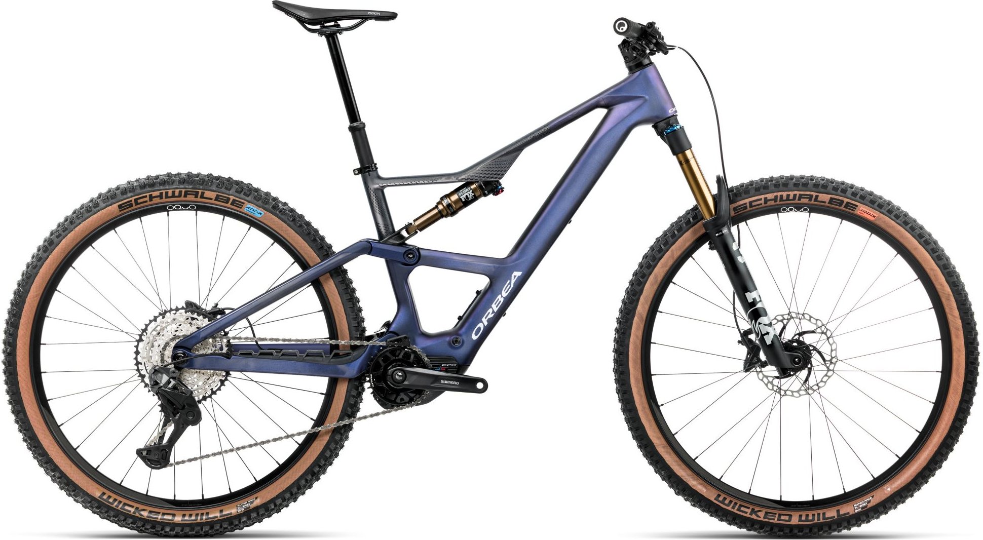 Orbea Rise SL M10 420Wh - 2026 - Tanzanite Carbon View - Carbon Raw (Matt) | L