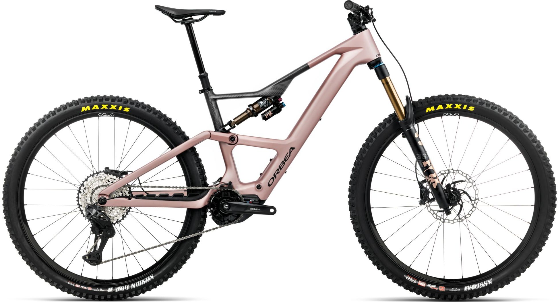 Orbea Rise LT M10 630Wh - 2026 - Desert Rose - Carbon Raw (Matt) | L