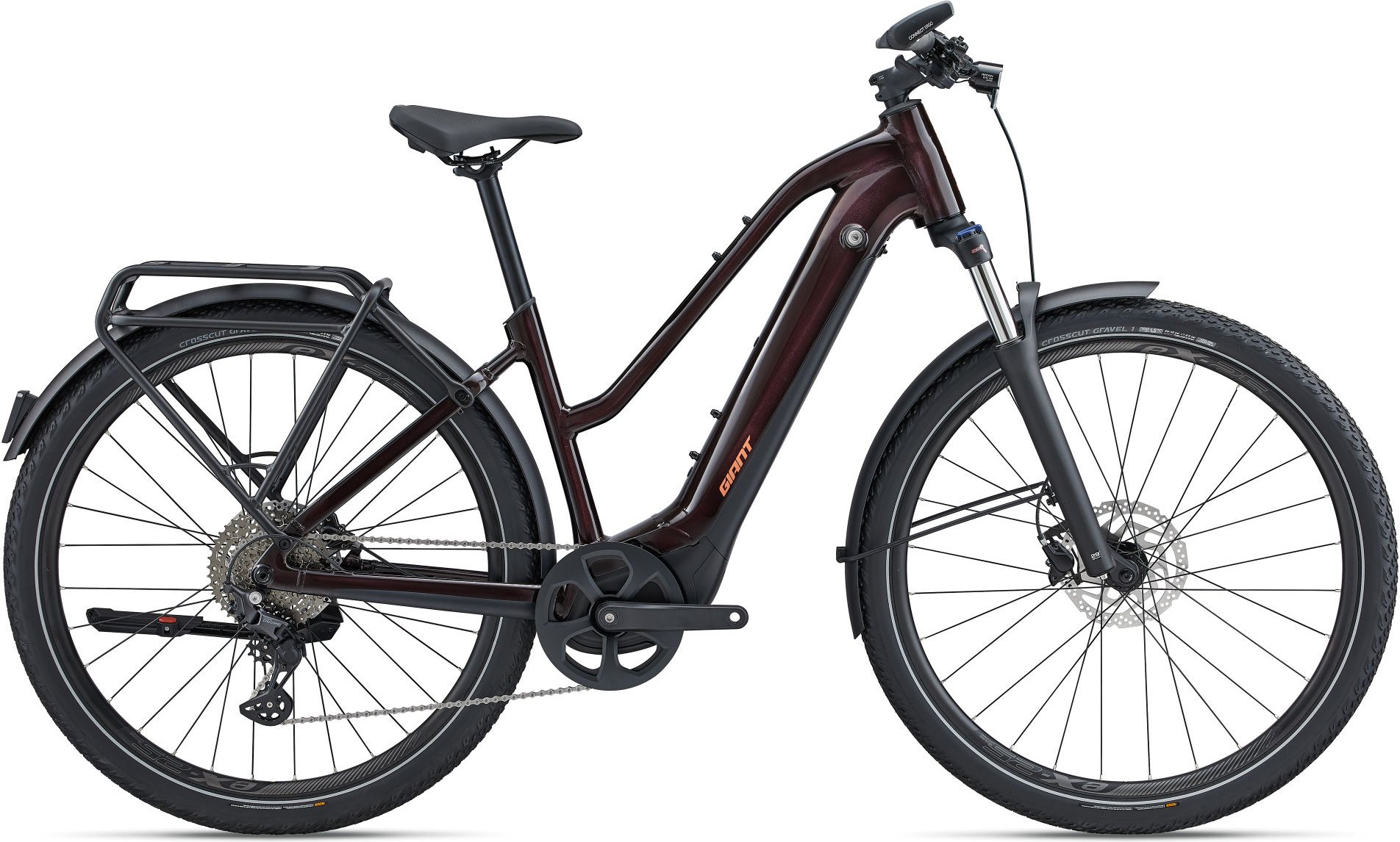 Giant Explore E+ 1 STA - 2025 - Cordovan / Black Gloss-Matt | S